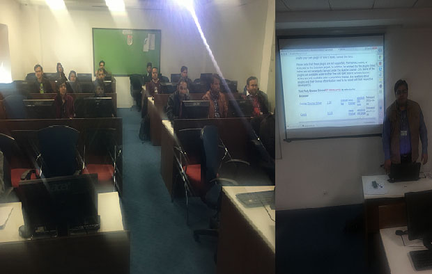 Selenium corporate training at NIIT Technologies (Jan 2016)
